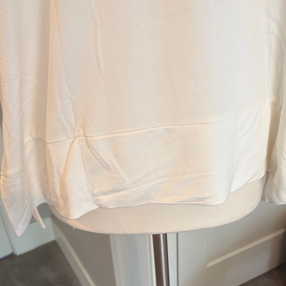 Workshop Republic Clothing white Hoodie Sweatshirt NWT - Picture 4 of 8